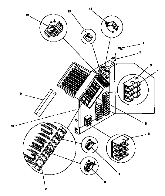 ICP AEB060EHA2 electric heat accessory diagram