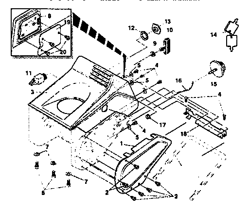 Craftsman 536884670 belt cover diagram