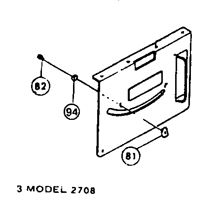 Makita 2708 stopper plate diagram