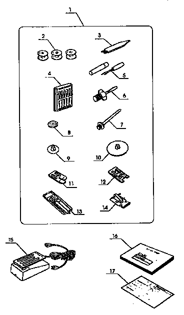 Kenmore 38517822490 attachment parts diagram