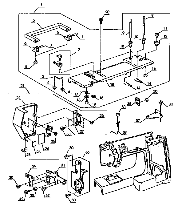Kenmore 38517724490 base assembly diagram
