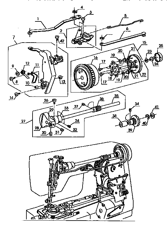 Kenmore 38517724490 zigzag guide assembly diagram
