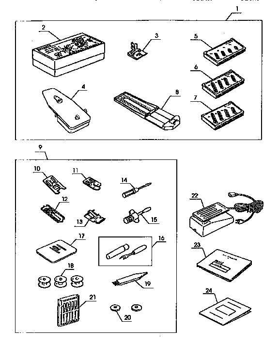 Kenmore 38517724490 attachment parts diagram