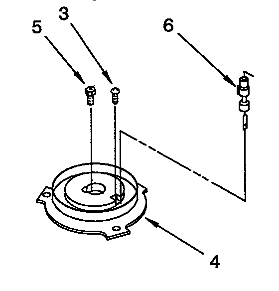 Whirlpool SF317PEAN0 sealed burner diagram