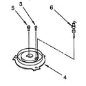 Whirlpool SF317PEAW0 sealed burner diagram