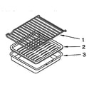 Whirlpool SF367PEYN1 oven rack diagram