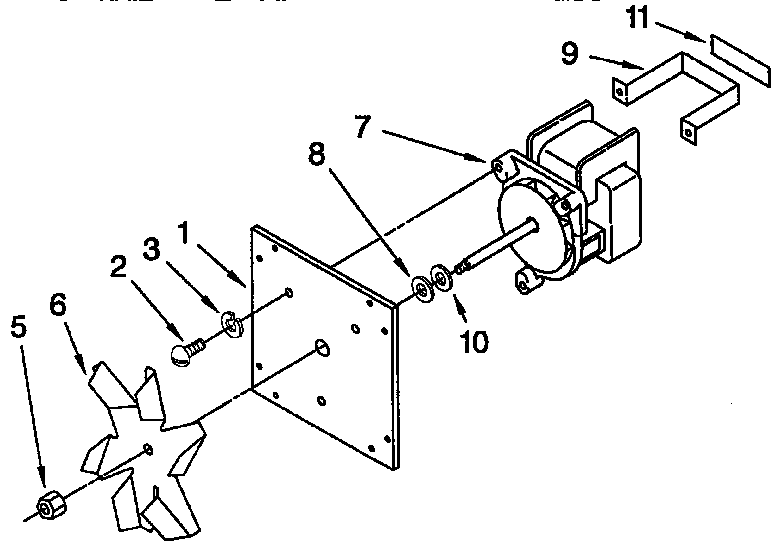 KitchenAid KEMS378BAL0 convection fan diagram