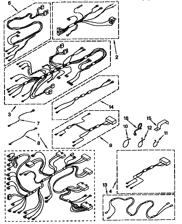 KitchenAid KEMS378BAL0 wiring harness diagram