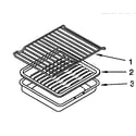 Whirlpool SF387PEYB3 oven rack diagram