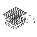 Whirlpool SF367PEYN3 oven rack diagram
