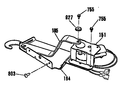 Kenmore 9114832595 lock section diagram