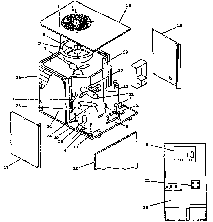 GMC CP42-1EB unit parts diagram