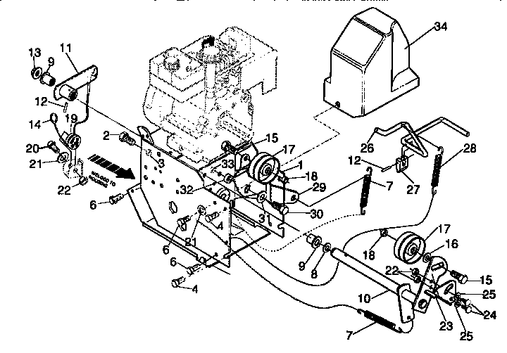 Craftsman 536885470 frame components diagram