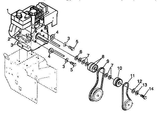 Craftsman 536885470 engine components diagram