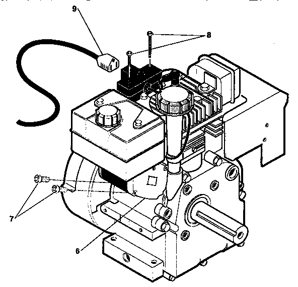Craftsman 536885470 electric start diagram