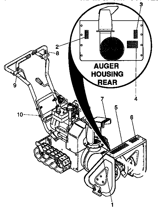 Craftsman 536885470 decals diagram