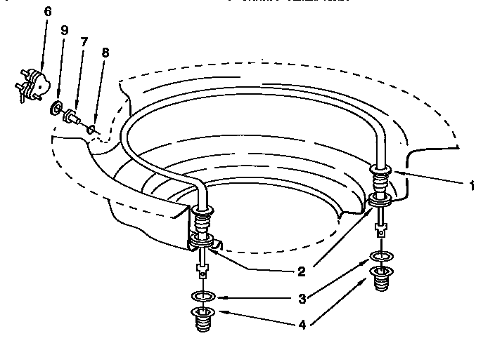 KitchenAid KUDS23HBWH0 heater diagram