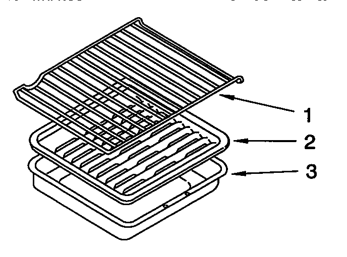 Whirlpool SF387PEYB4 oven rack diagram