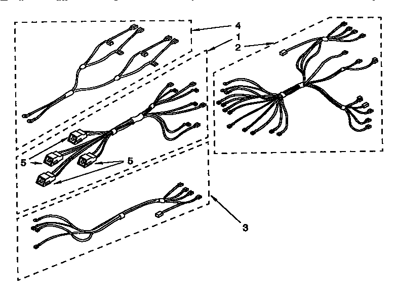 Whirlpool RF365BXYW0 wiring harness diagram