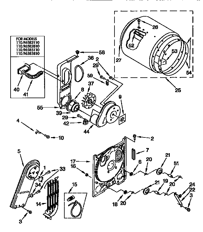 Kenmore 11096582810 bulkhead diagram