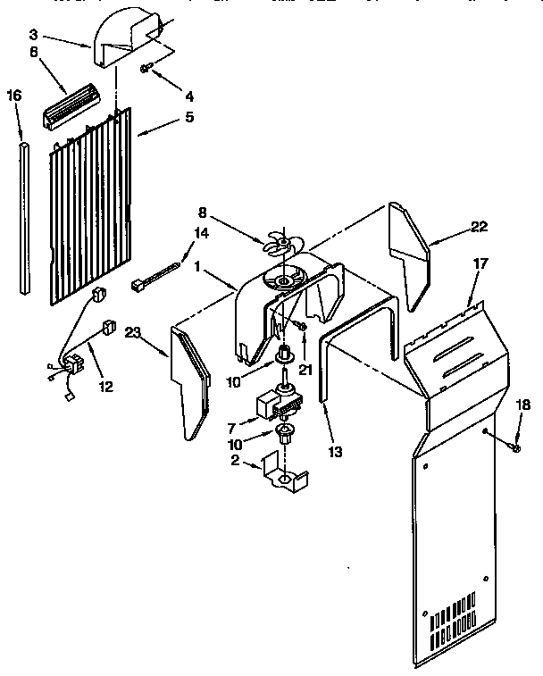 Kenmore 1069432482 air flow diagram
