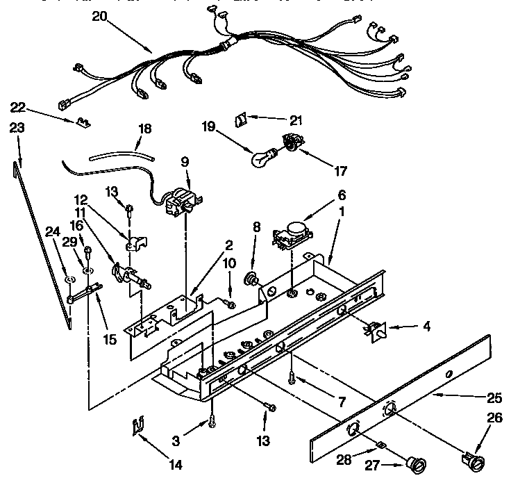 Kenmore 1069432482 control diagram