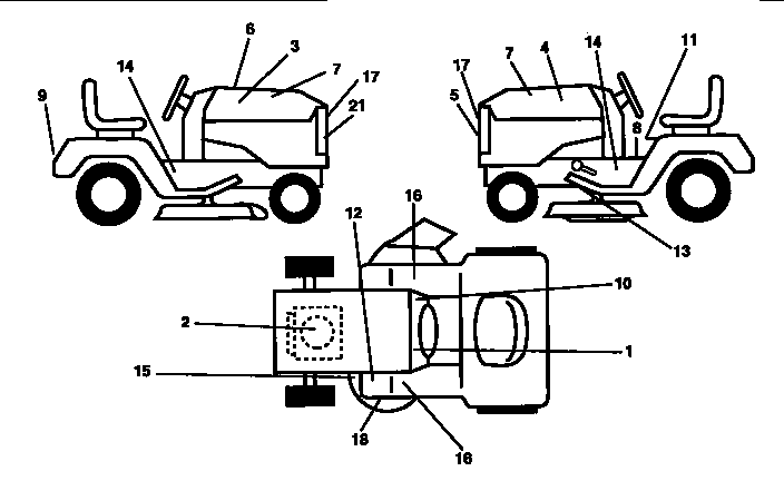 Craftsman 917252500 decals diagram