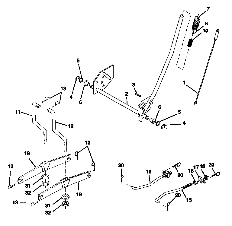 Craftsman 917252500 lift diagram