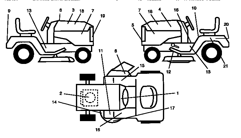 Craftsman 917252520 decals diagram