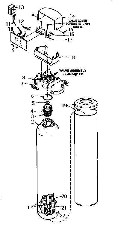 Kenmore 625348233 unit parts diagram