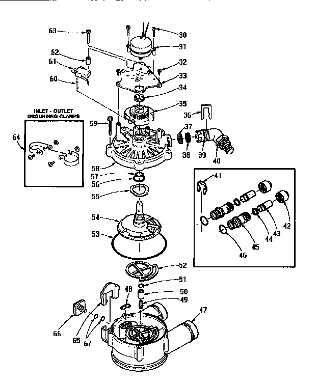 Kenmore 625348233 valve body assembly diagram