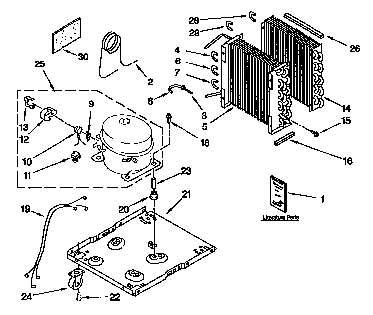 Kenmore 106955310 unit diagram