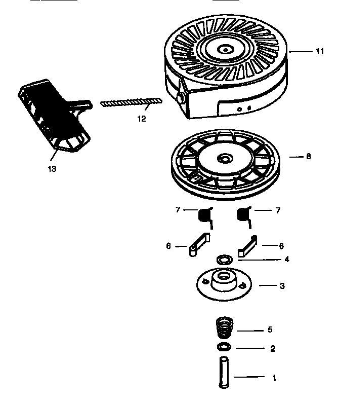 Craftsman 536886760 starter 590712 (71/143) diagram