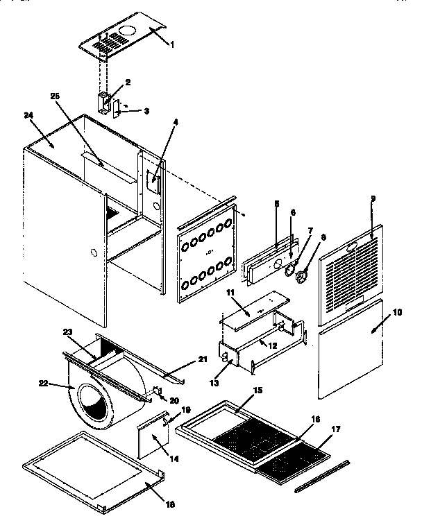 ICP NUG5075BFB2 non-functional diagram