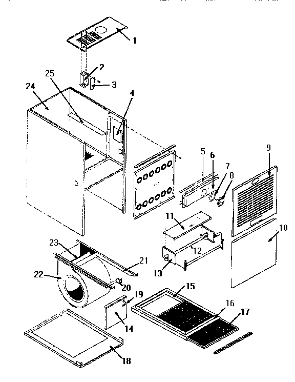 ICP NUG5075BHB2 non-functional diagram