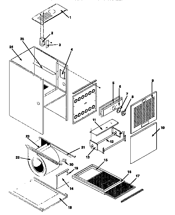 ICP NUG5050BHB2 non-functional diagram