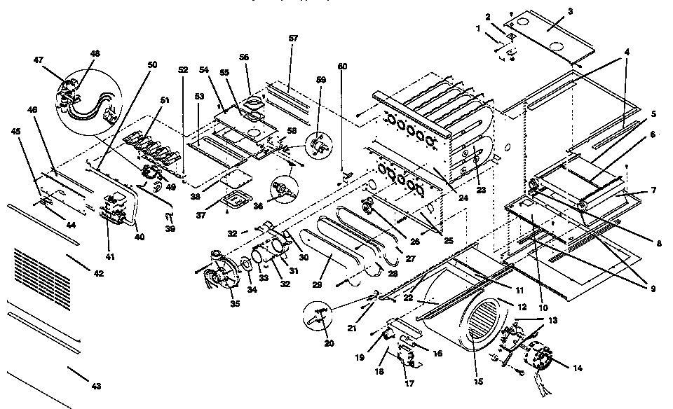 ICP NUGM100EHA1 unit parts diagram