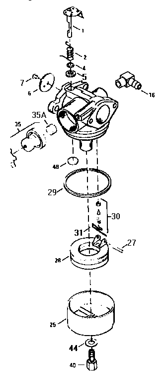 Troybilt 47298 carburetor diagram