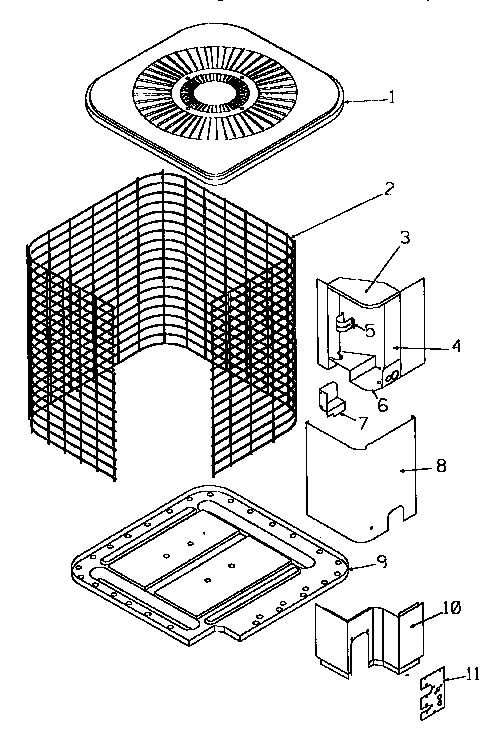 ICP CA5548VKCI non-functional replacement diagram