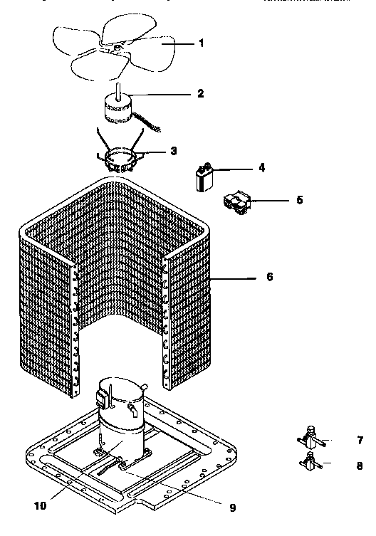 ICP CA5560VKCI functional replacement diagram