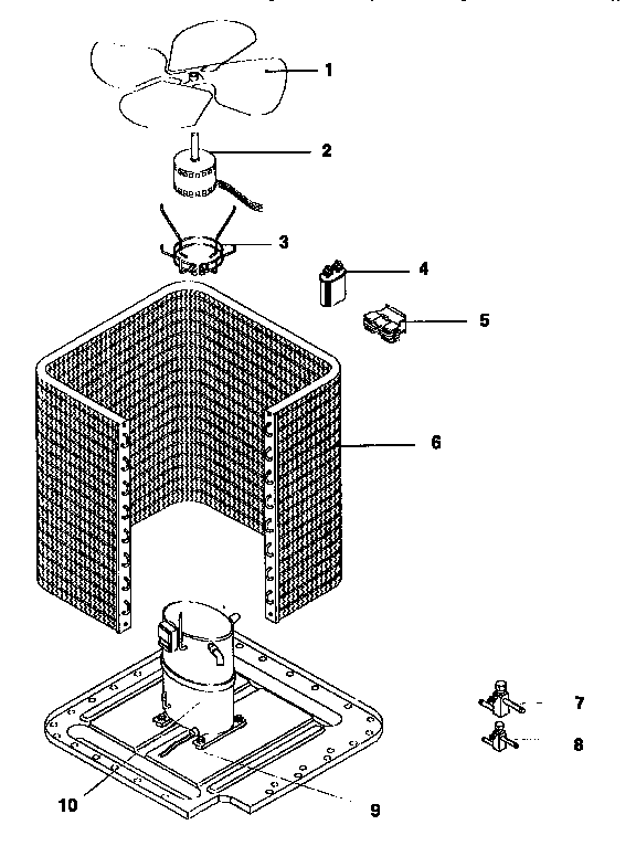ICP CA5560VLC1 functional replacement diagram