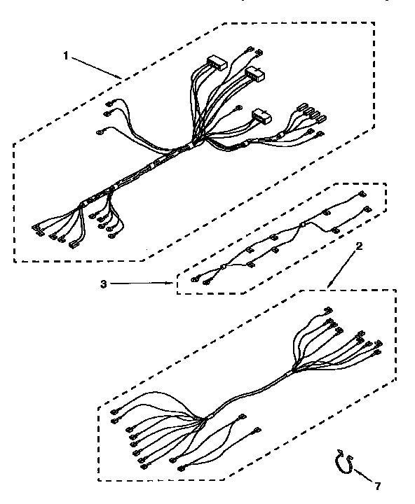 Kenmore 6654579390 wiring harness diagram