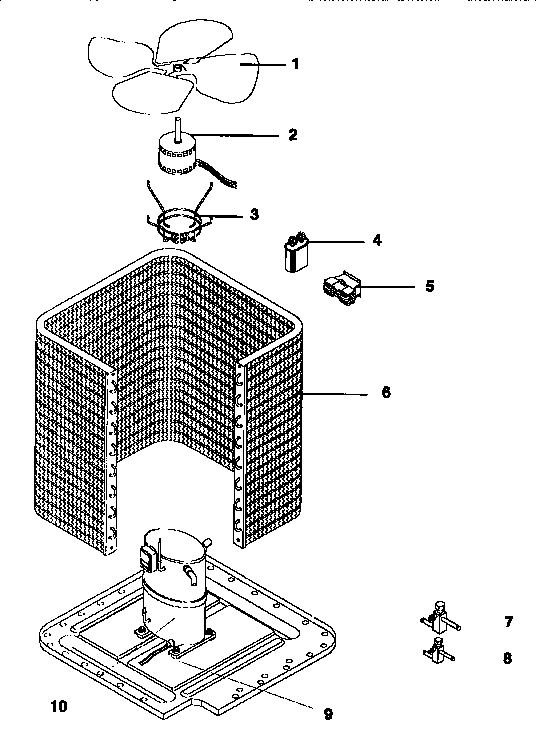 ICP CA5536VHC1 functional replacement diagram