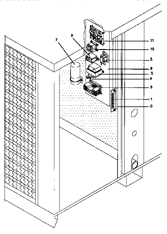 ICP NPHRA24N1K1 control plate diagram