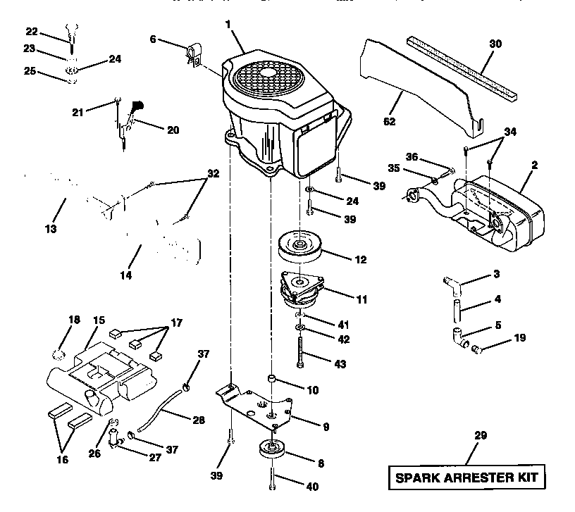 Craftsman 917250510 engine diagram