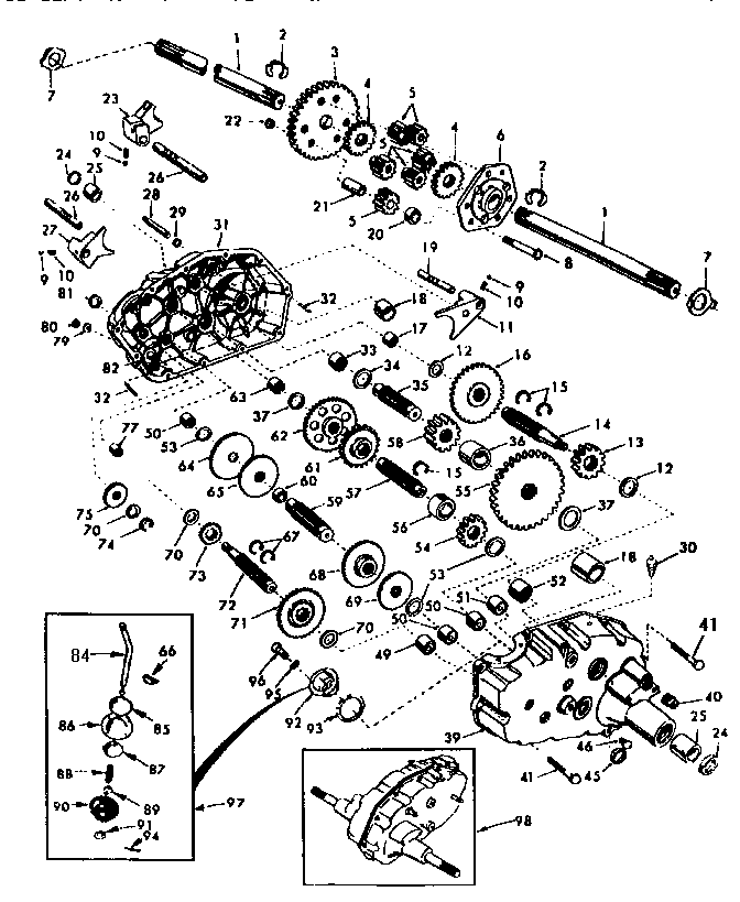 Craftsman 917250510 transaxle diagram