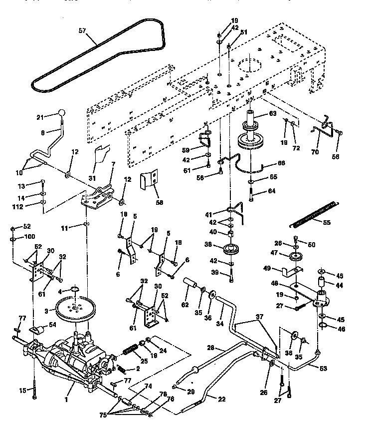 Craftsman 917257563 drive diagram