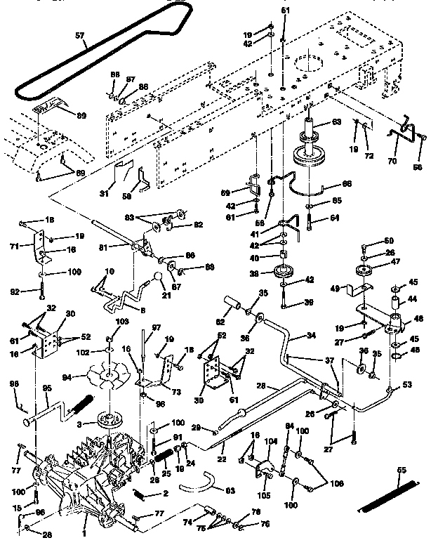 Craftsman 917252530 drive diagram