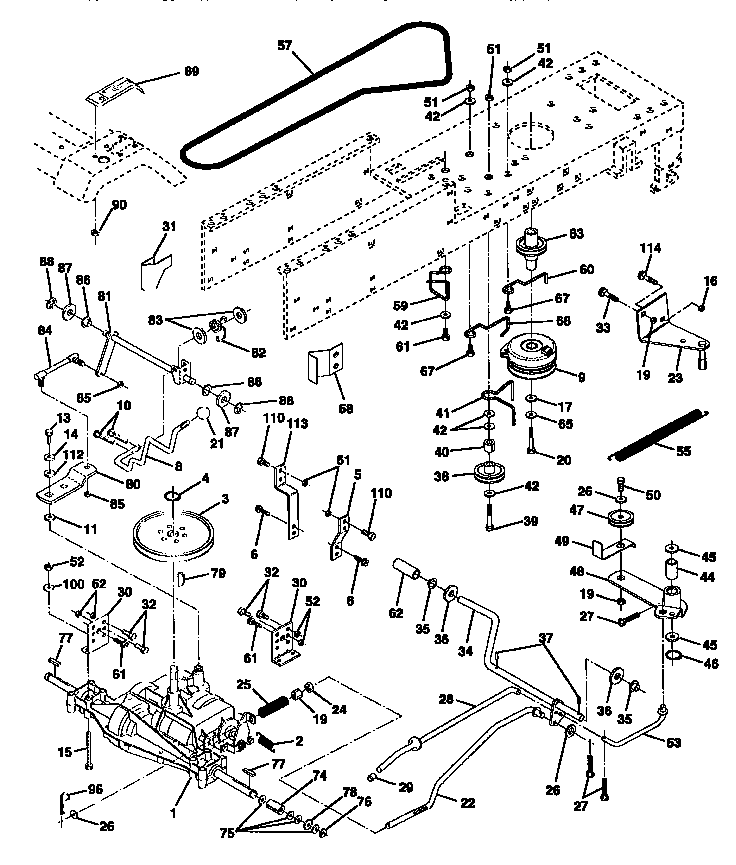 Craftsman 917252580 drive diagram