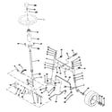 Craftsman 917252560 steering assembly diagram